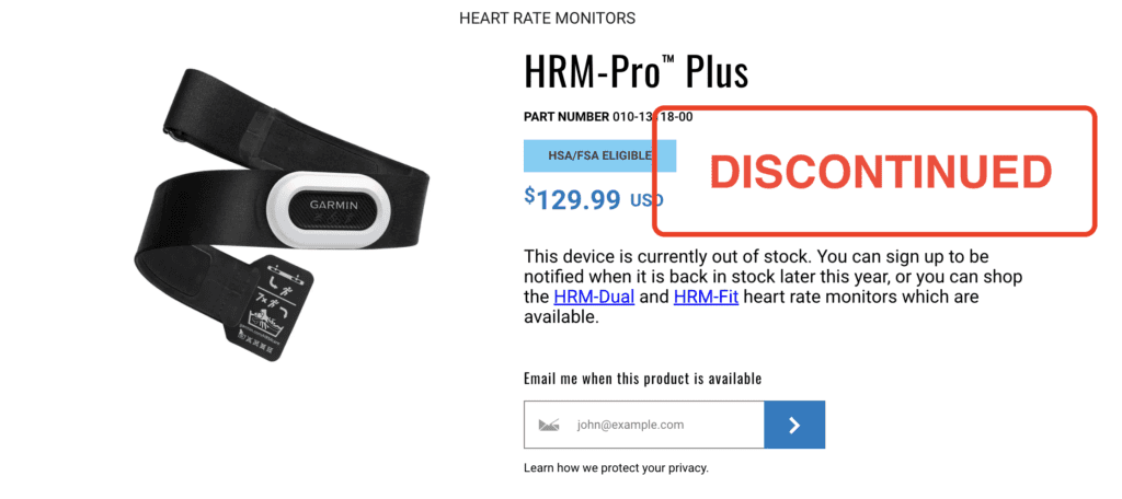 HRM Pro Discontinued